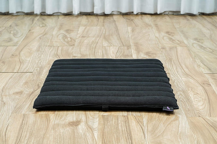 Leewadee Meditationsset Yogaset aus Meditationskissen Zafu und Kleiner rollbarer Sitzmatte Zabuton Ö
