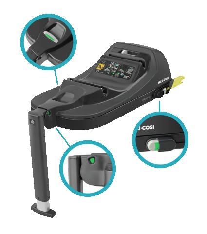 Maxi-Cosi CabrioFix I-Size Autositz Inkl. Basisstation, 0-12 kg, Graphite