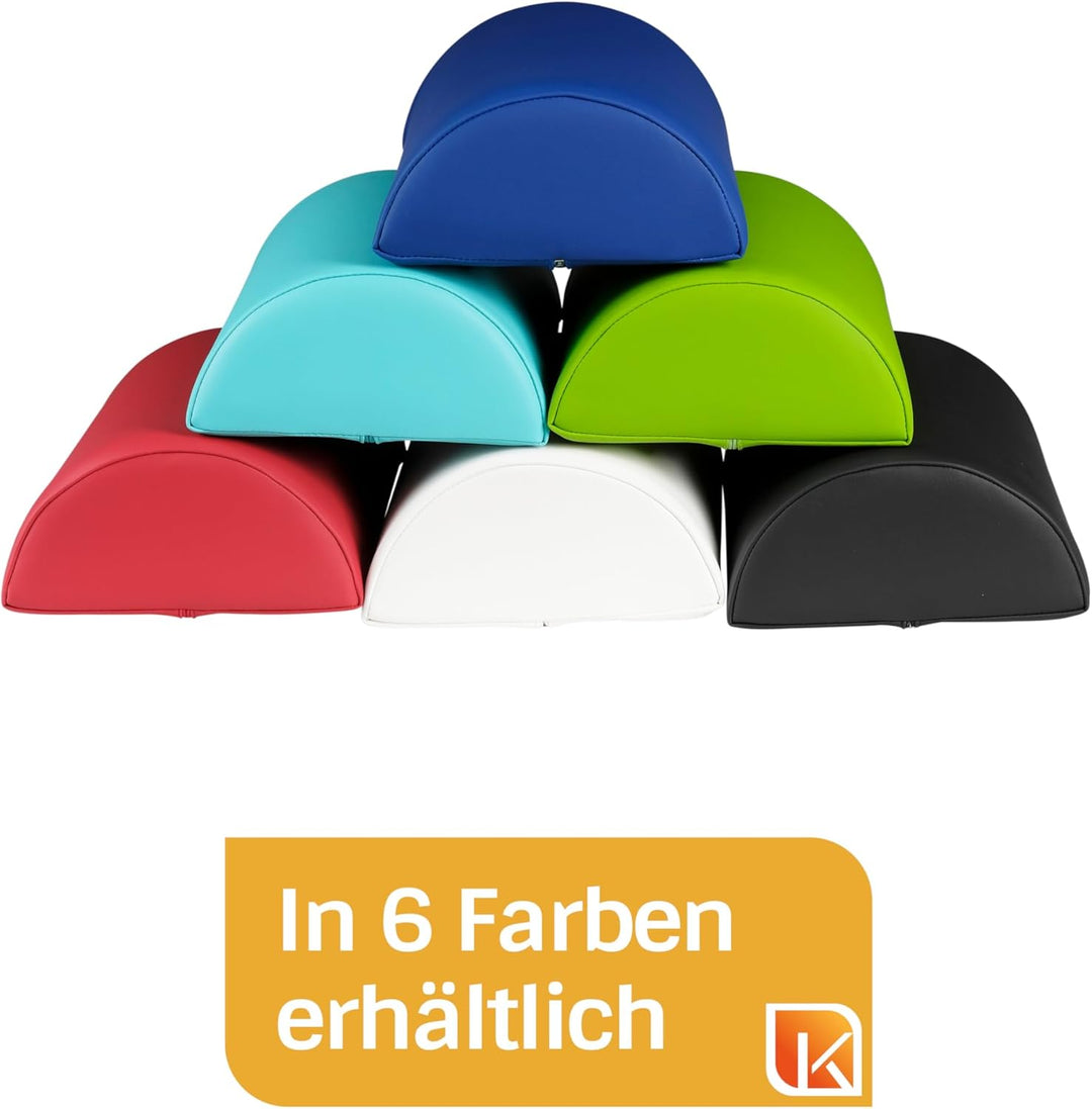 Dr. Paul Koch Halbrolle Aus Schaumstoff - Lagerungshilfe - Mit Pflegeleichtem Kunstlederbezug- 40 x