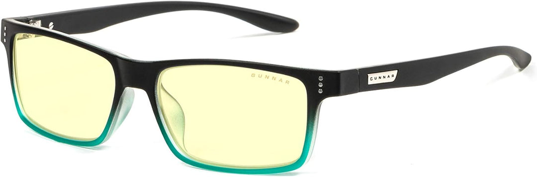Gunnar Gaming- und Computerbrille - Kids - Cruz (age 12+), Onyx-Teal Rahmen, Amber Linsen (Blockiert