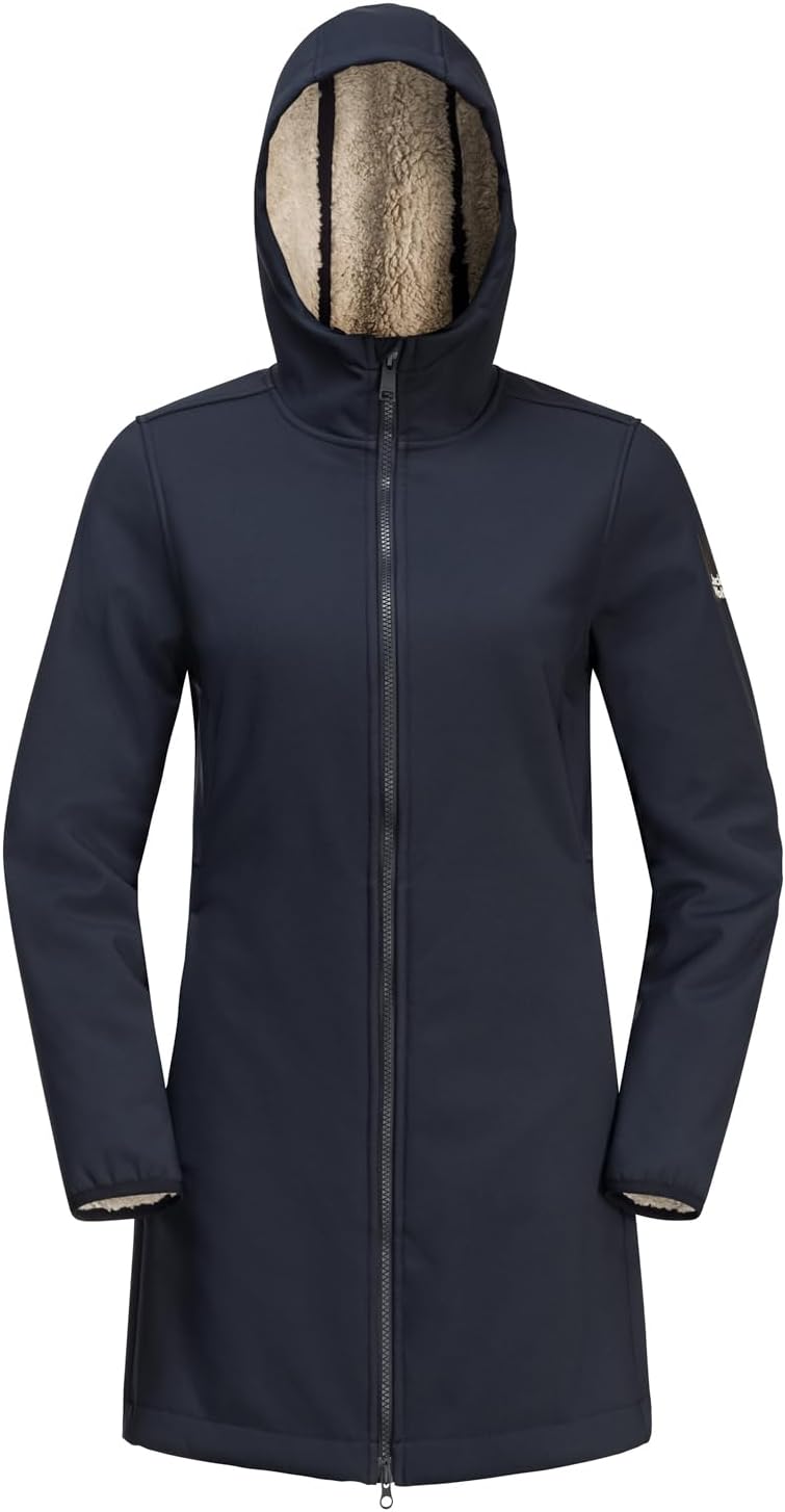 Jack Wolfskin Damen Windland Coat W Softshellmantel S night blue, S night blue