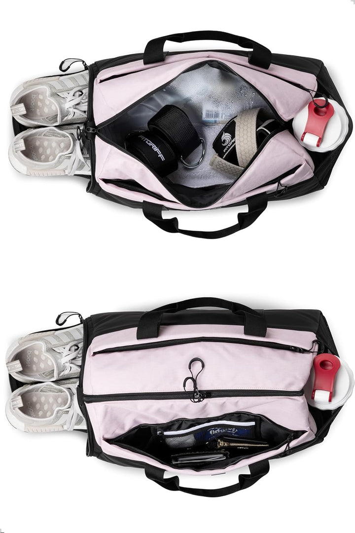 Fitgriff® Sporttasche & Reisetasche V2 für Damen und Herren - mit Schuhfach & Nassfach - Tasche für