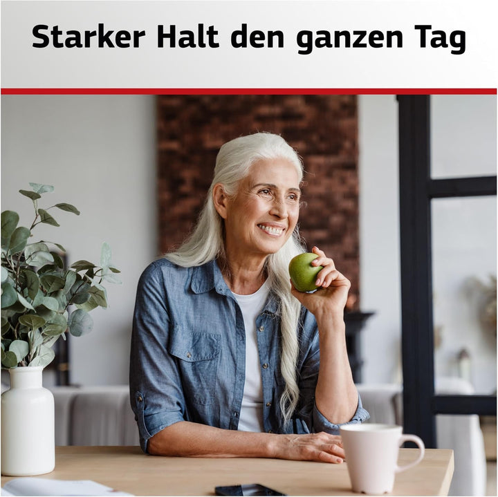 Blend-a-dent Plus Barriere Gegen Speisereste Premium Haftcreme, für Voll- und Teilprothesen, Geschma