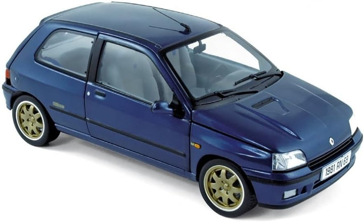Norev nv185230 Massstab 1: 18 "Renault Clio Williams 1993 blau spritzgussmodell Auto