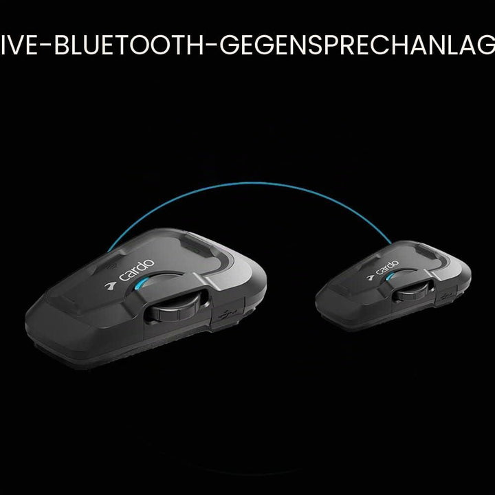CARDO, kostenloses Motorrad-Gegensprechanlagen-Kit Bluetooth Freecom 2X Duo Zweierpackung Freecom 2X