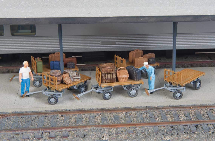 Spur H0 - Bausatz Gepäckwagen 5 Stück