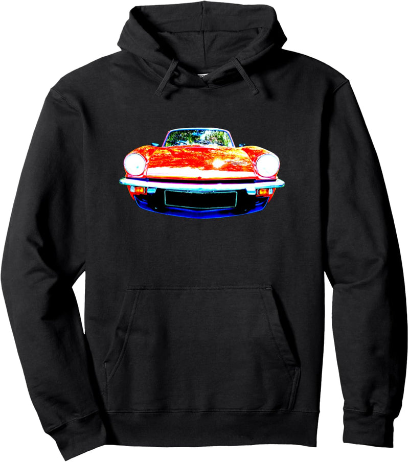 Triumph Spitfire Classic 1970s British Sportwagen rot Pullover Hoodie