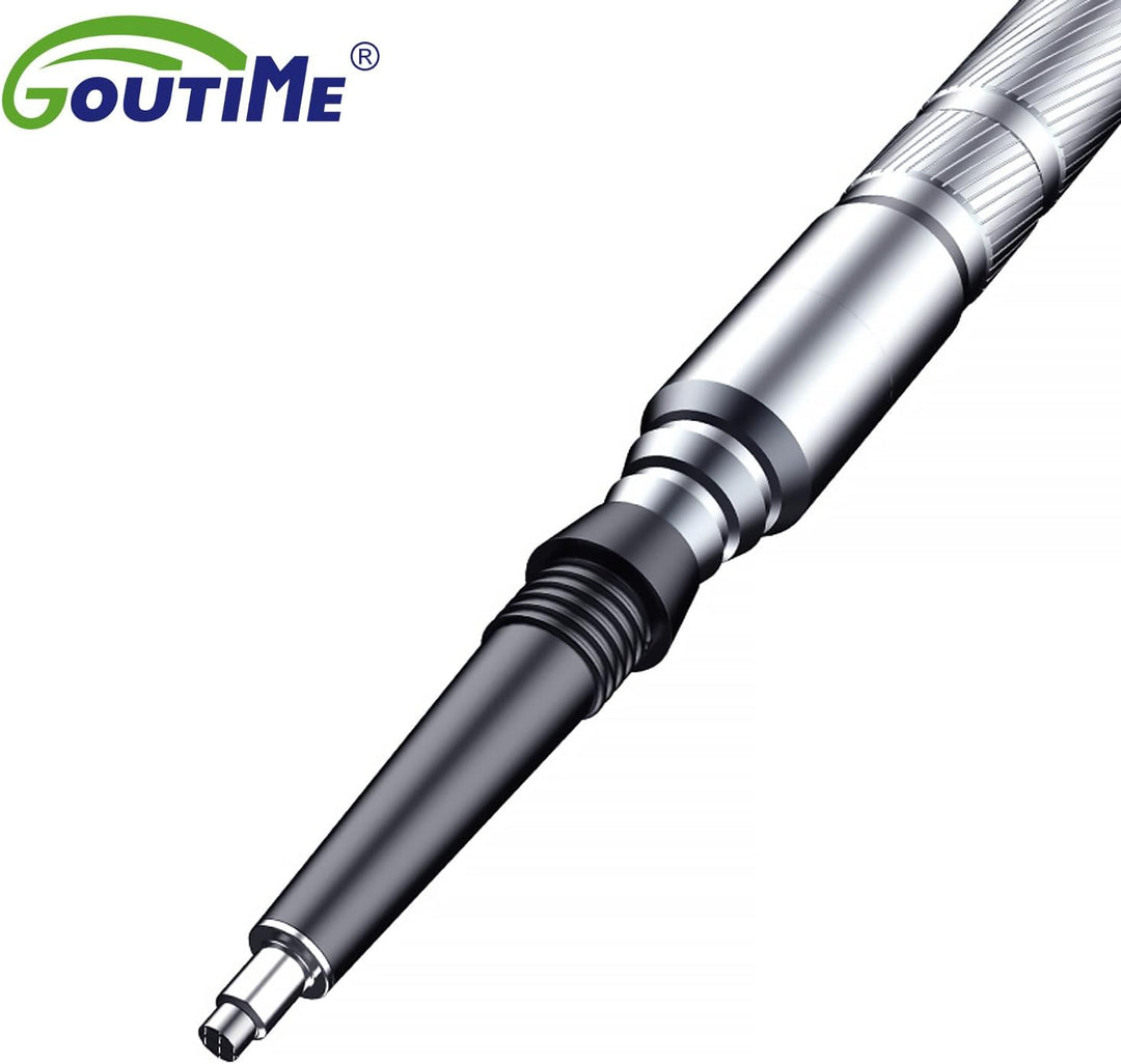 Goutime Aluminium-Trekkingstöcke Wanderstöcke – Höhenverstellbar 123 cm stossdämpfend für Wanderunge