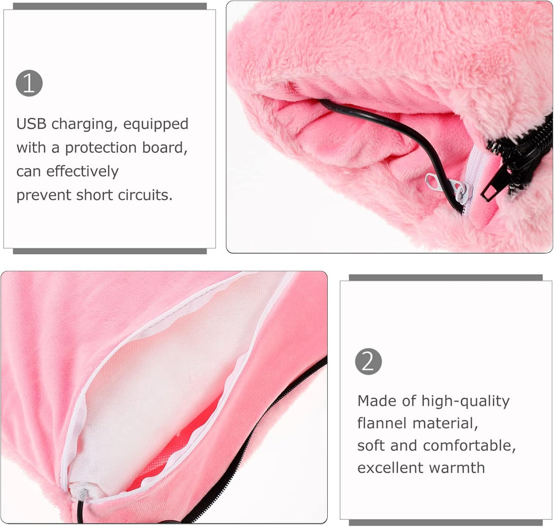 BESPORTBLE Elektrische Hand Muffs Weiche Plüsch Handwärmer Kissen USB Aufladen Winter Warme Faux Pel