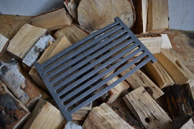 SEZAM 33 x 20,5 cm Gussrost Ofenrost Ascherost Kaminrost passend Kaminofen Tafelrost Rost Ofengitter