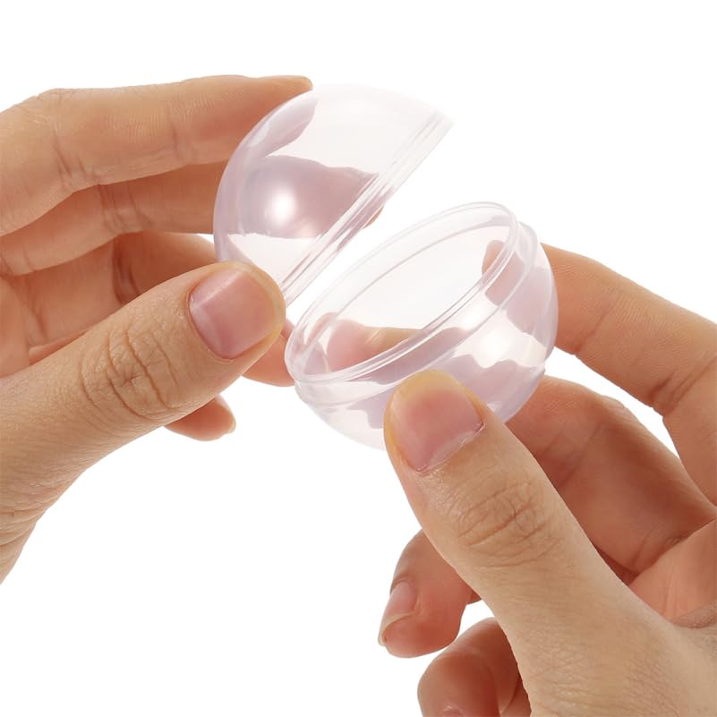 PRETYZOOM 20 Stück Klauenmaschinenbälle Transparent 2.76In Befüllbare Kunststoffkugeln Für Spielzeug