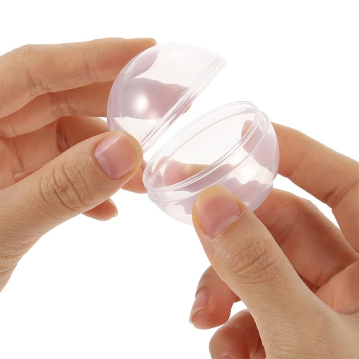 PRETYZOOM 20 Stück Klauenmaschinenbälle Transparent 2.76In Befüllbare Kunststoffkugeln Für Spielzeug