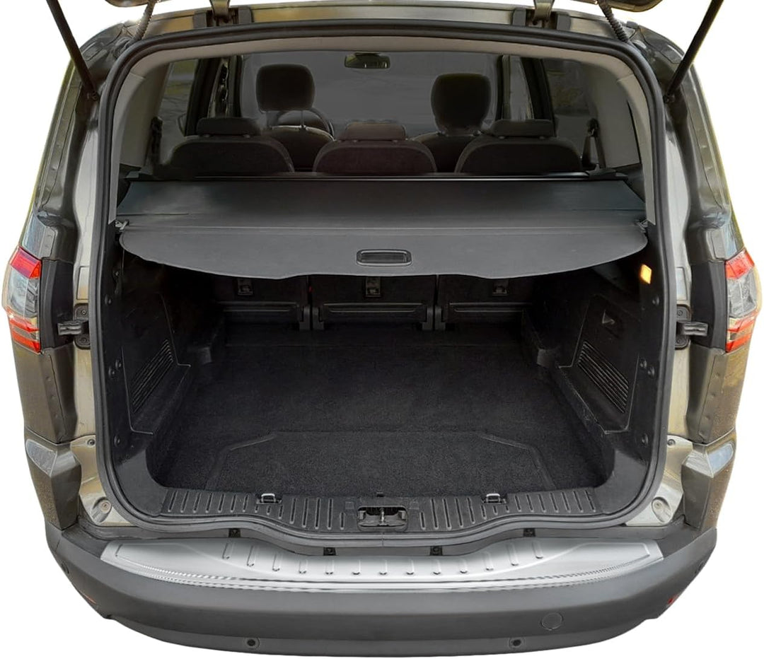 RECAMBO Ladekantenschutz Edelstahl kompatibel für Ford S-Max | WA6 | BJ 2006-2014 - matt gebürstet m