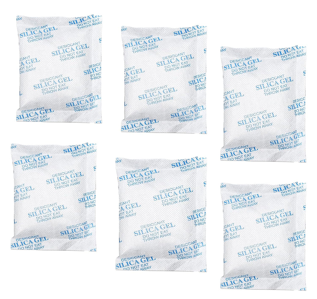 Silicagel Beutel 100g x 6 stück Regenerierbar Silica Gel Packets Trockenmittel Silica Kugeln Luftent