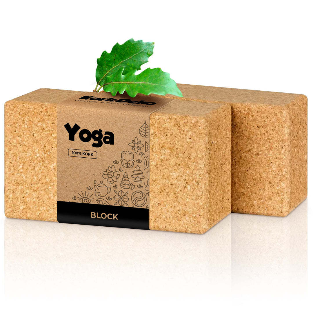 Yoga Block | Blöcke (Kork) – Yoga Klotz | Klötze – 100% Naturkork – Grosse Auswahl – Unterschiedlich