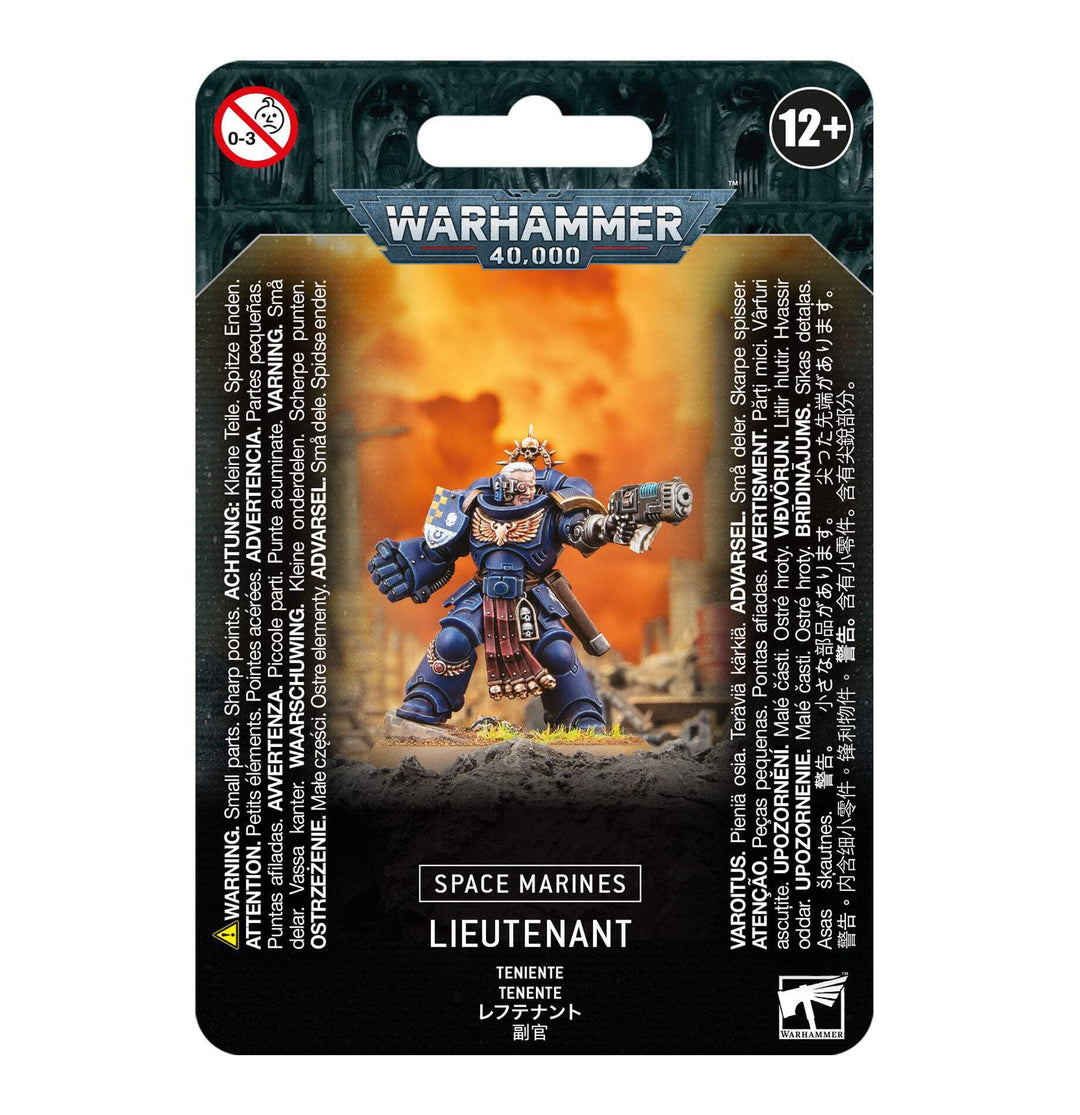 Games Workshop - Warhammer 40.000 - Space Marines: Lieutenant (Edition 2023), Blau