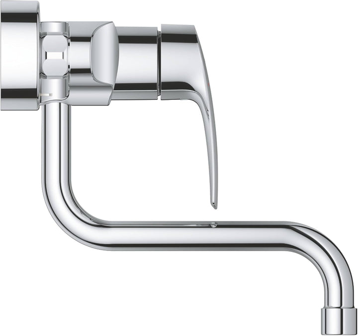 Grohe Wand-Spültisch-Einhebelmischer Eurosmart chr, schwenkb. Auslauf, Ausladung 216mm