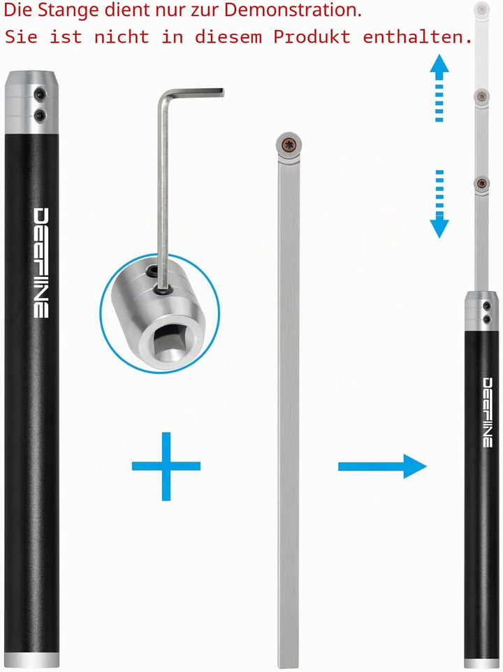 DEEFIINE Drechseleisen Set mit Hartmetall-Schneidplatten,Drechseleisen Drehwerkzeuge Messergriff (ro