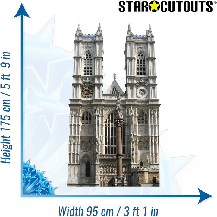 Star Cutouts Pappaufsteller von Westminster Abbey, Westminster Abbey