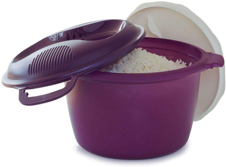 Mikrowellen-Reisbereiter, Dampfgarer, Pink