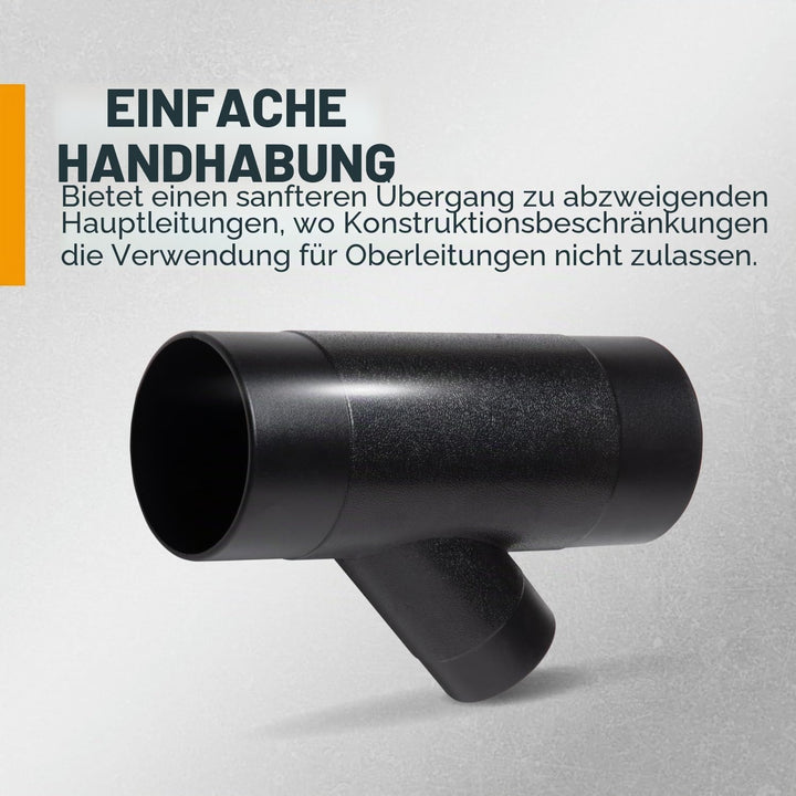 POWERTEC 70190 Schlauchverbinder mit Y-Fitting Staubsammelschlauch, 10,2 cm x 6,4 cm 10,2 x 6,4 cm Y