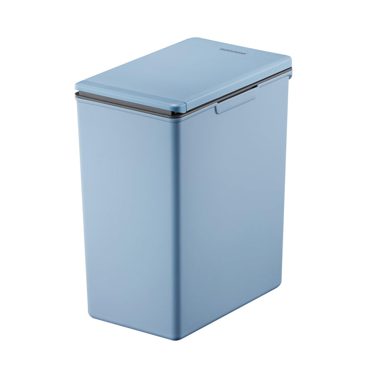 Fackelmann OSLO Touch Abfallsammler 20L, Stahlblau – Ideal als Mehrfachsammler, leicht & robust mit