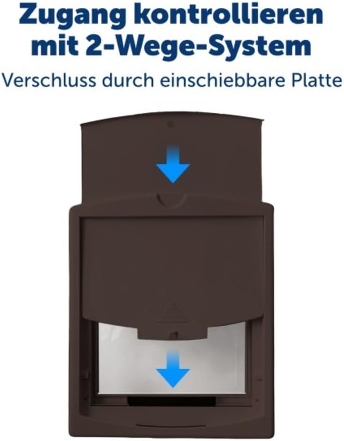 PetSafe Staywell Haustiertüre Original mit 2 Verschlussoptionen, Grösse S, Für Haustiere bis zu 7 kg