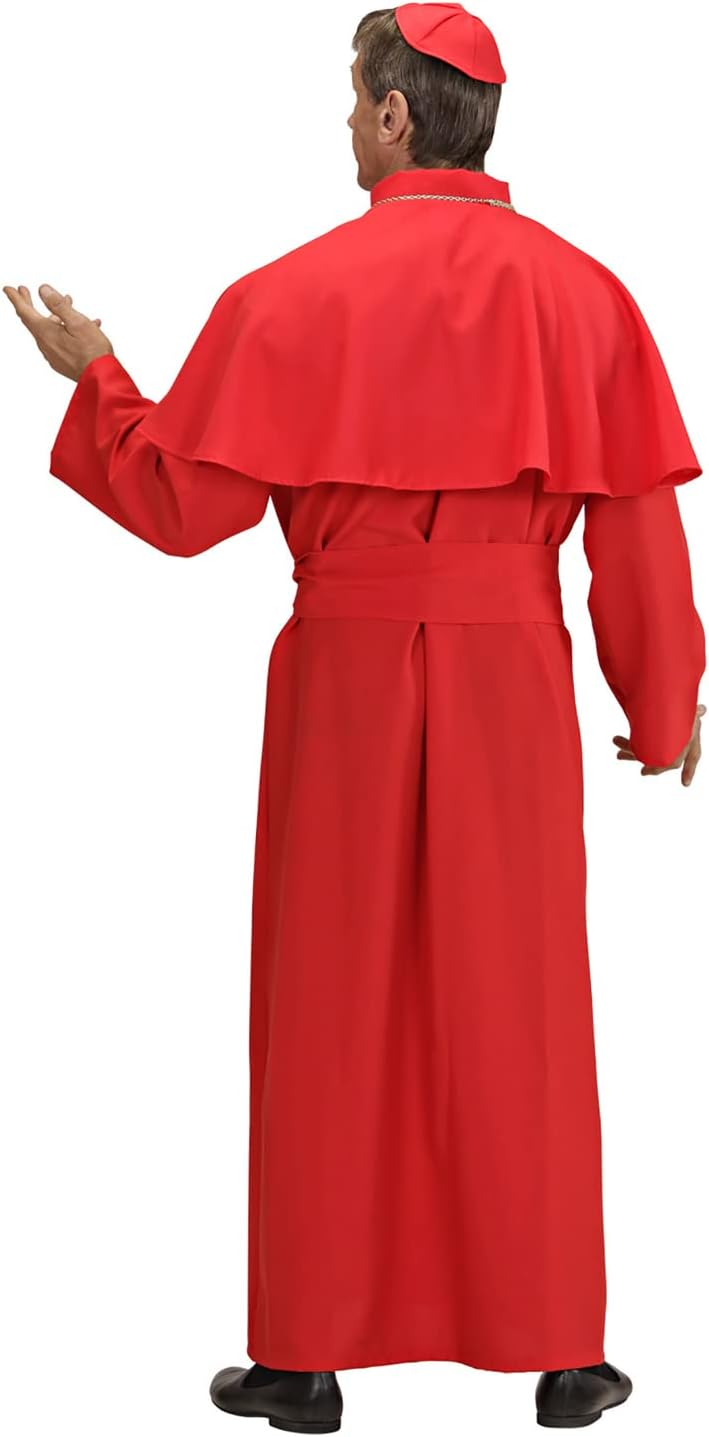 "RED CARDINAL" (robe, tippet, belt, skull cap) - (XXL), XXL