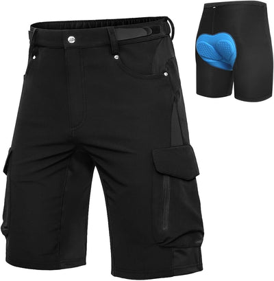Cycorld MTB Hose Herren Fahrradhose, Schnelltrocknende MTB Shorts Herren Mountainbike Hose Baggy Bik