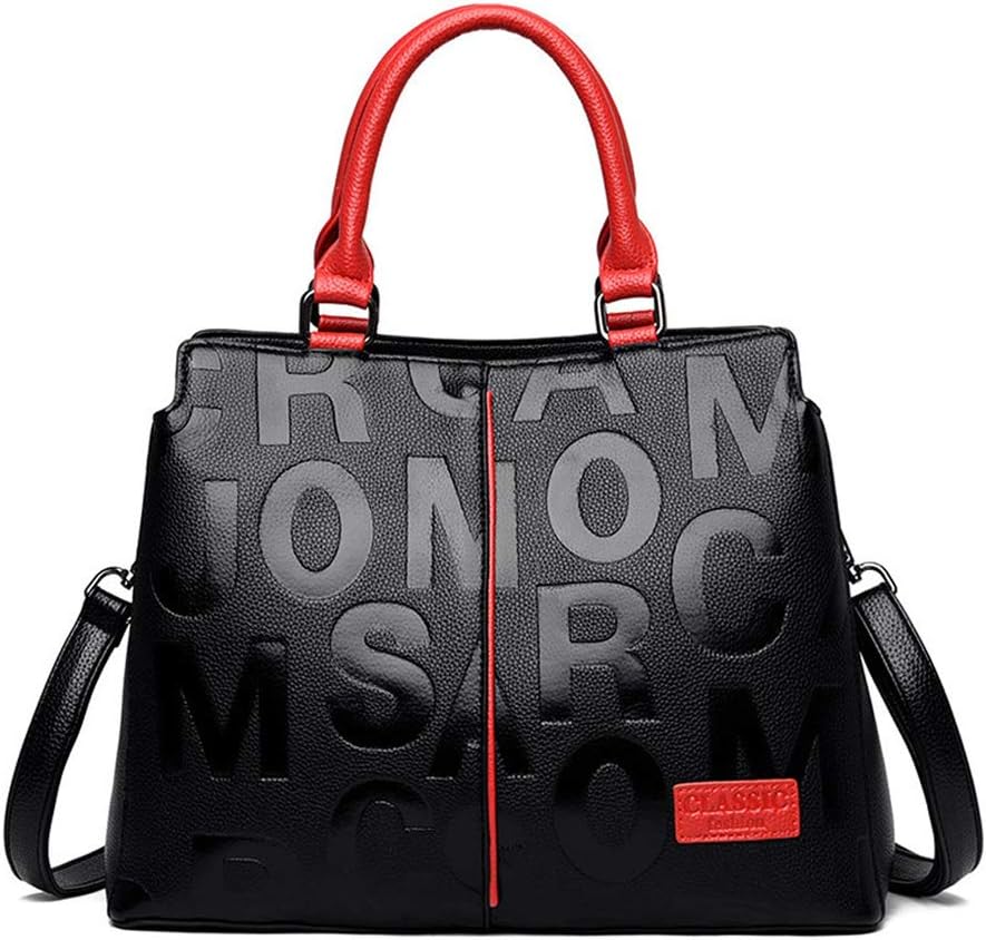 BUKESIYI Damen Tasche Umhängetasche Handtasche Frauen Klein Schultertasche Weekender Lack PU Leder C