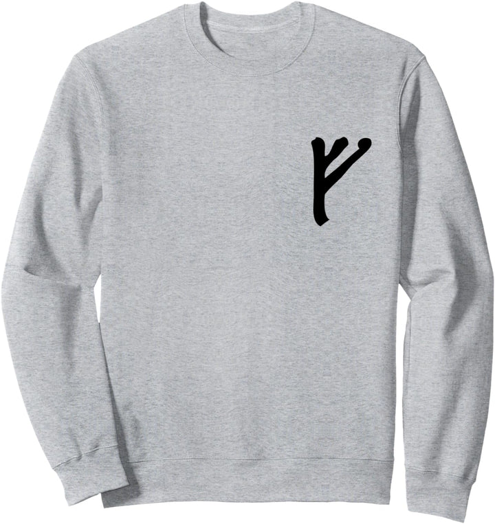 Fehu Schutz Rune Amulett Wikinger Nordisch Germanisch Odin Sweatshirt
