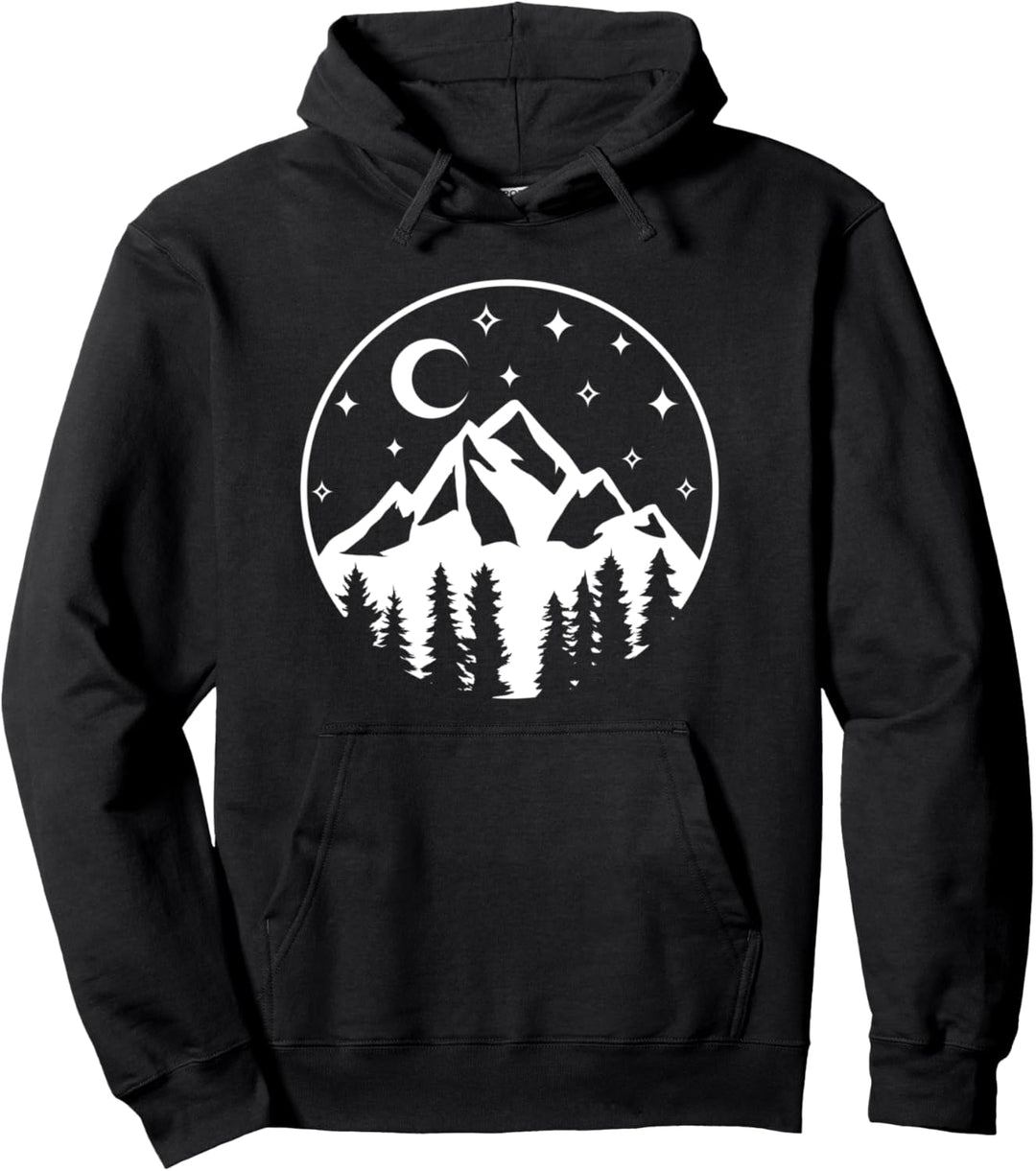 Natur Wildnis Wandern Camping Berge Pullover Hoodie