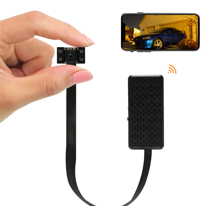 WIWACAM Mini Kamera WLAN, 2600mAh Akku, 4K Ultra HD Kleine Überwachungskamera Innen mit APP, WiFi Üb