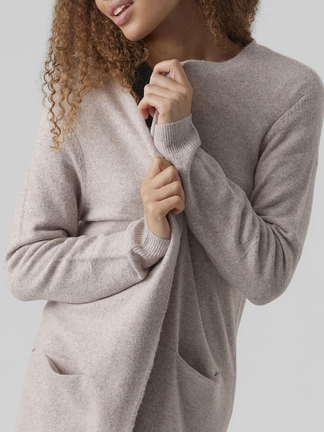 Vero Moda Female Strickjacke VMDOFFY Strickjacke XS Woodrose, XS Woodrose