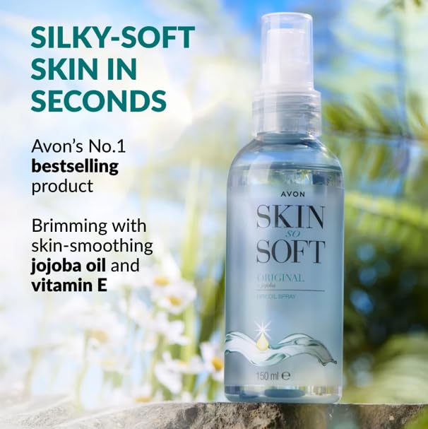 Skin so Soft Original Dry Oil Spray mit Jojoba, 150 ml, 3 Stück 150 ml (3er Pack), 150 ml (3er Pack)