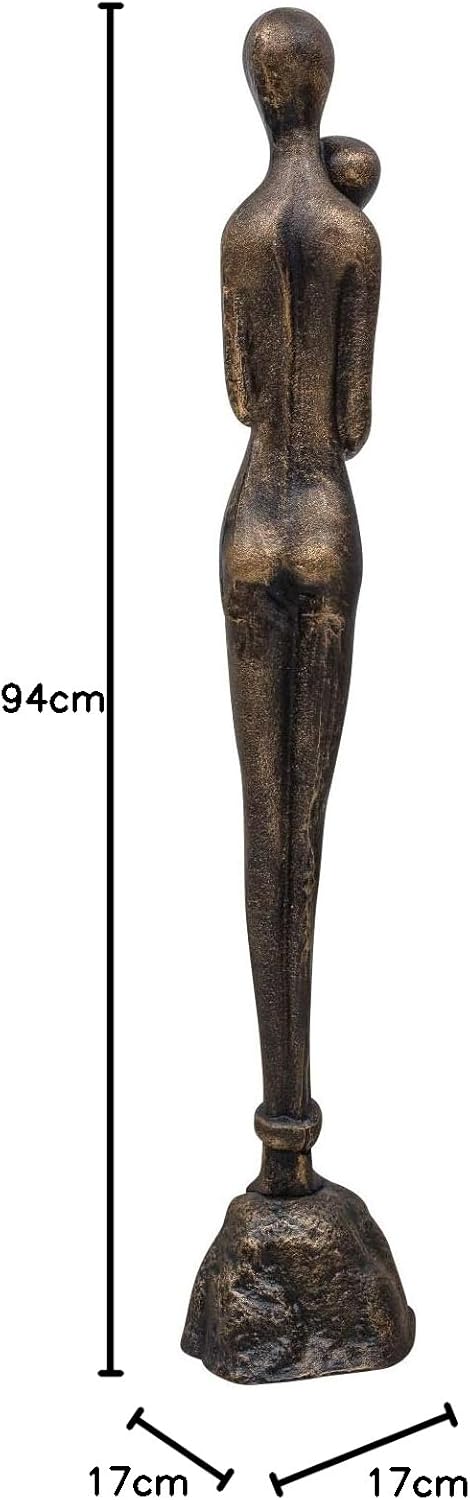 Skulptur Statue Figur Liebespaar Liebe Paar Hochzeit Eisen Garten 94cm