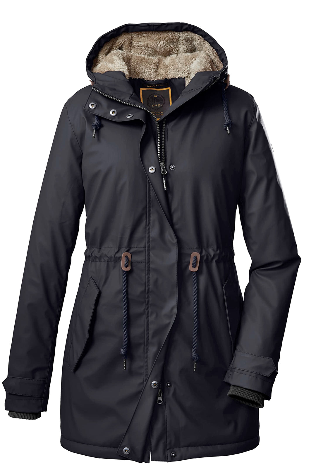 G.I.G.A. DX Damen Gw 53 Wmn Jckt Casual PU-Funktionsparka mit Kapuze 38 dunkelnavy, 38 dunkelnavy