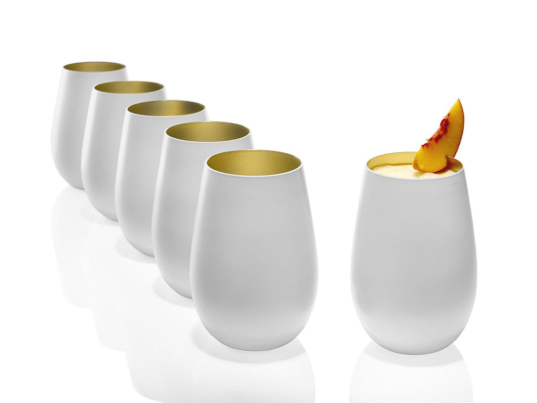 Stölzle Lausitz 3520012EL086 ELEMENTS Becher, Kristallglas, 465 milliliters, 6er pack