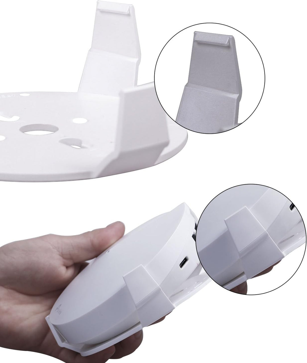 Holaca Wand Halterung für TP-Link Deco m5 Ganze Home Mesh Wifi System, Robuste Wandhalterung Obergre