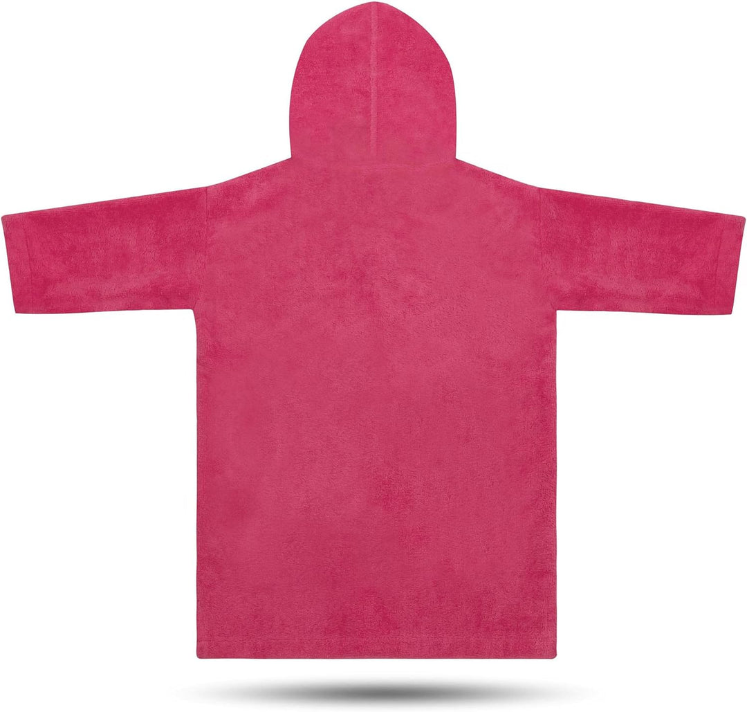 normani Kinder Badeponcho bis 13 Jahren langarm Badehandtuch - Frottee Kapuzenhandtuch Handtuch-Ponc