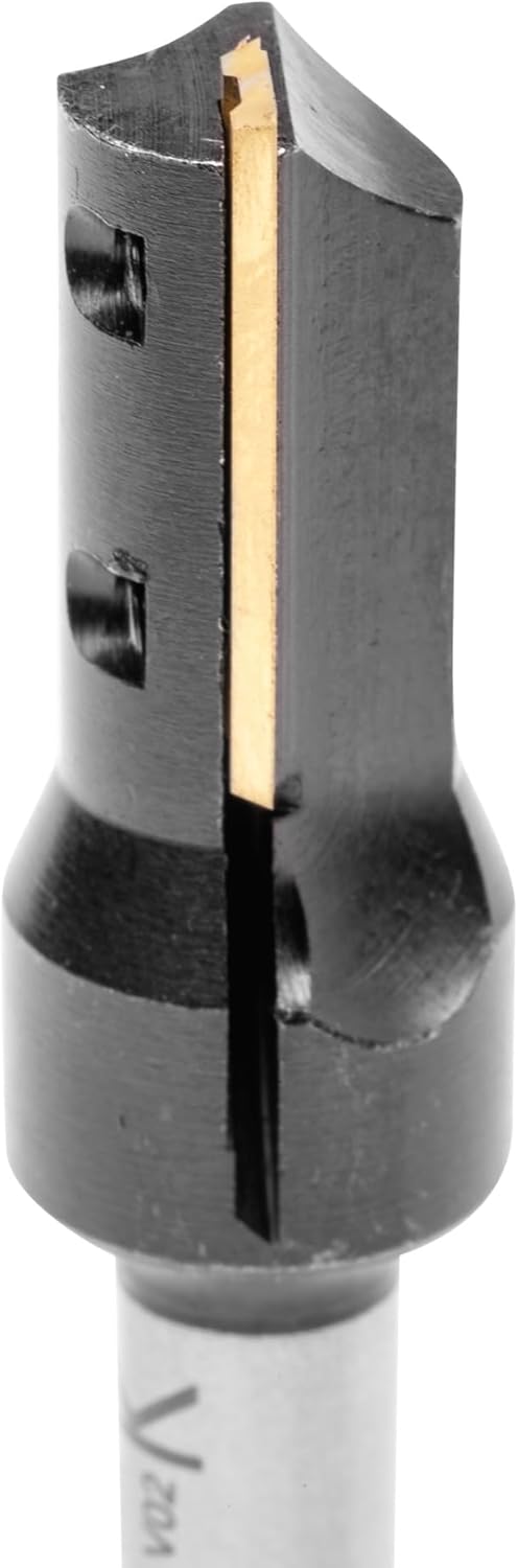 ENT 20042 Wendeplatten - Nutfräser HW, Schaft (S) 8 mm, Durchmesser (D) 12 mm, NL 20 mm, Z1, GL 63 m