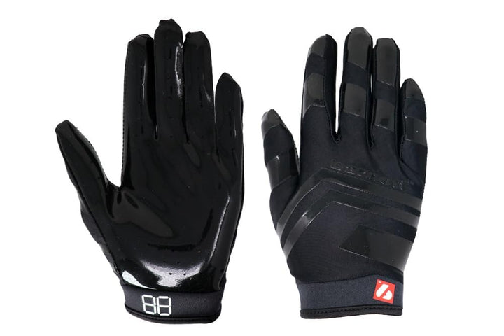 BARNETT FRG-03 Schwarz professionell Receiver Fussball Handschuhe, RE, DB, RB, S