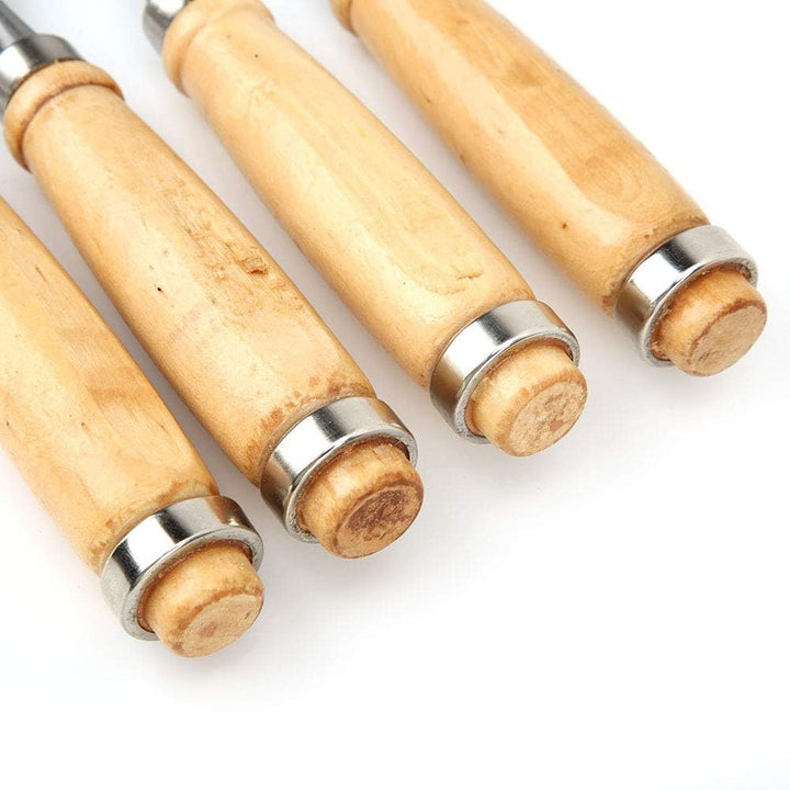 4PCS Holzbearbeitung Stechbeitel Set Für Holz, Stechbeitel Set für Hand Carving Messer Schreiner Wer