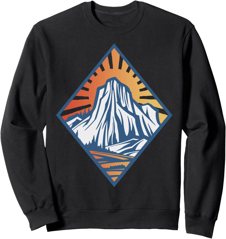 Trendy Mountainside Diamond Sweatshirt