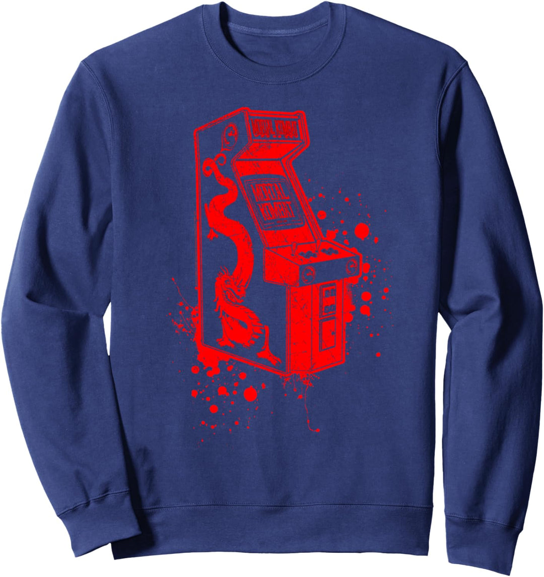 Mortal Kombat Klassic Insert Coin Arcade Machine Sweatshirt