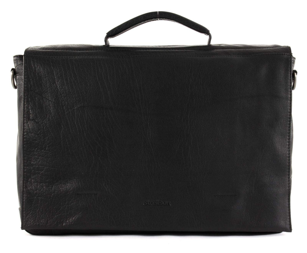 Strellson Leder Aktentasche L Coleman 2.0 black
