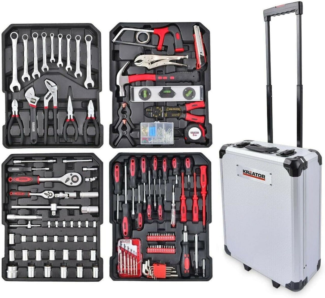 KREATOR KRT951011 - Juego de herramientas 189 piezas