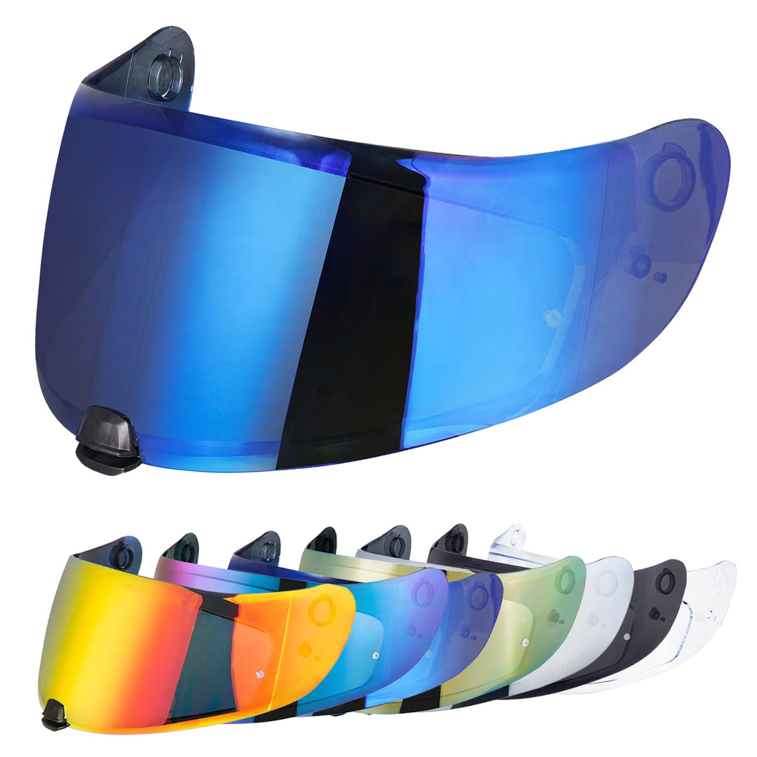 Helmvsier für C70 FG-17 IS-17,Motorradhelm Visier,Motorrad Windschutz Helm Objektiv Visier Vollgesic