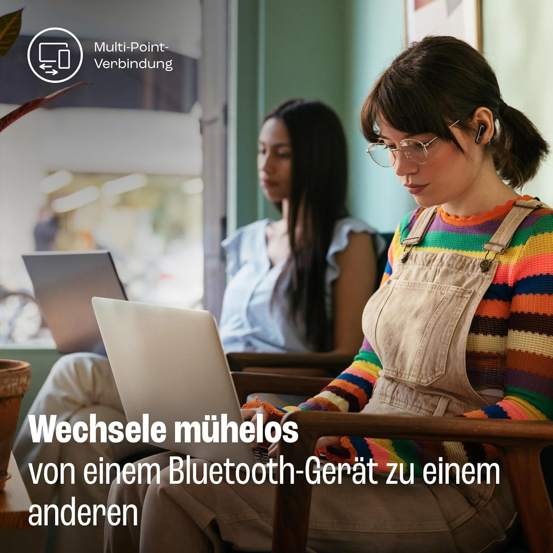 JBL Live Beam 3, Wireless Earbud-Kopfhörer mit Bluetooth, 48 Stunden Akkulaufzeit, True Adaptive Noi