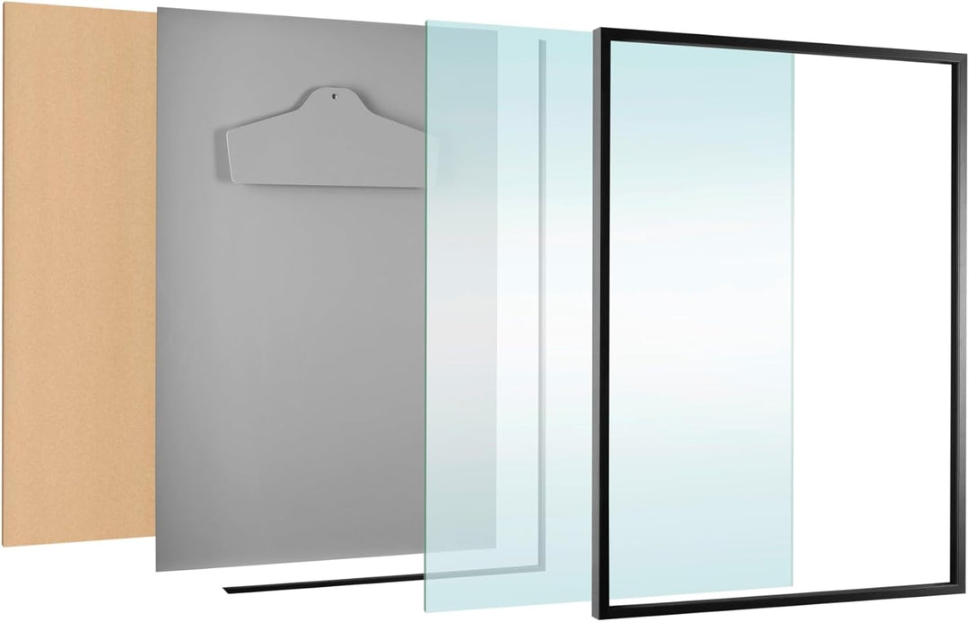 Trikotrahmen Weiss 70x90 mit Passepartout Lichtgrau – 3D Objektrahmen für Fussballtrikots – Jersey F
